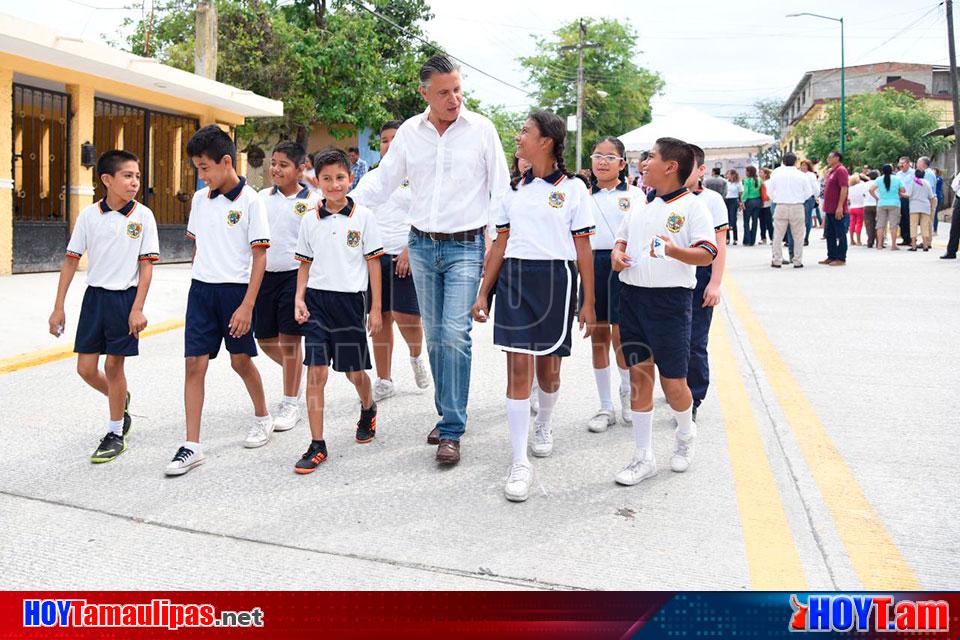 Hoy Tamaulipas Inaugura Chucho Nader Nueva Obra De Pavimentacion En