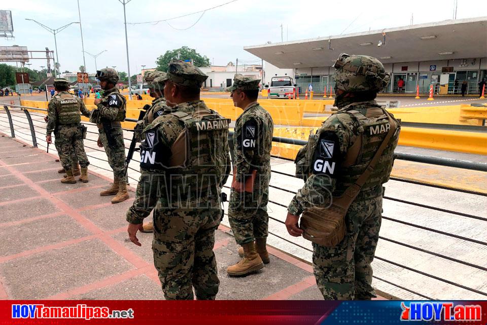 Hoy Tamaulipas Guardia Nacional Blinda Operativos De Migracion En El