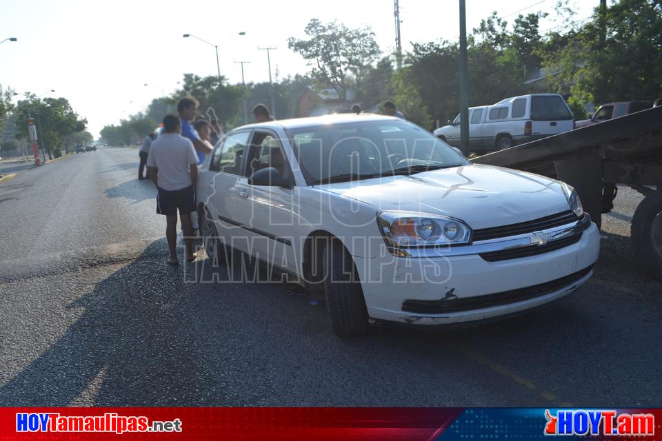 Hoy Tamaulipas Choque En Ciudad Victoria Dejo Una Persona Lesionada