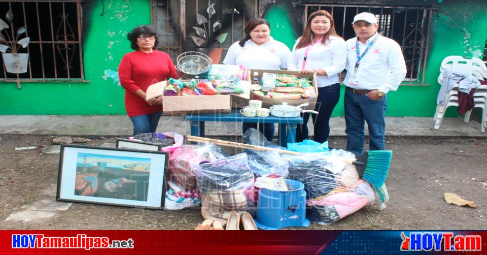 Hoy Tamaulipas Dif Municipal Brinda Ayuda A Familia Afectada Por