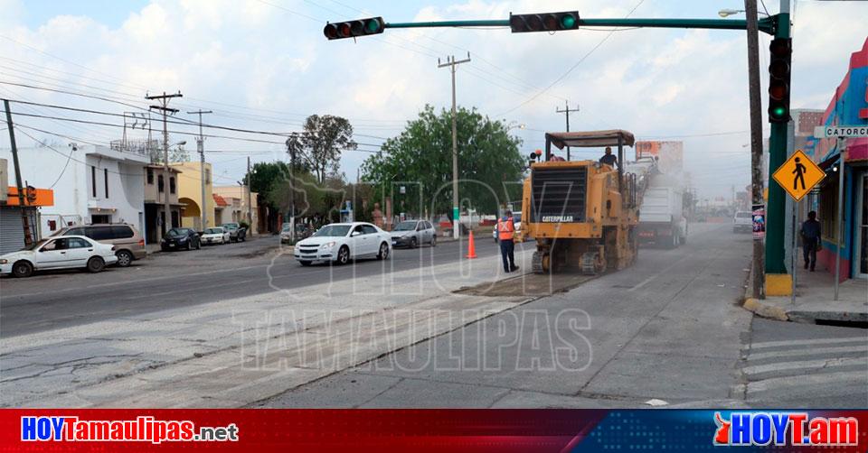 Hoy Tamaulipas Avanza Pavimentacion En Matamoros