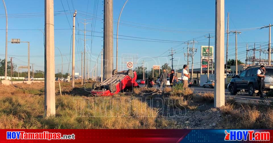 Hoy Tamaulipas Tamaulipas Volcadura Dejo Dos Mujeres Y Un Menor