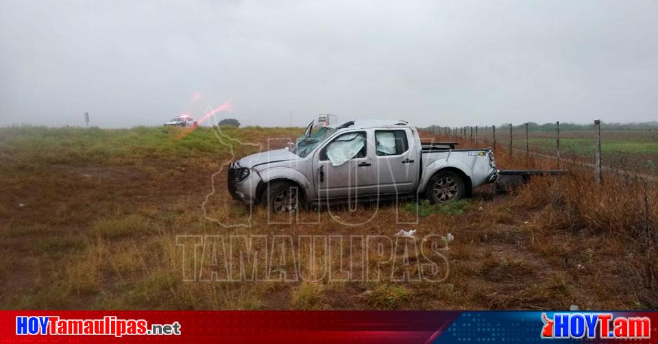 Hoy Tamaulipas Seguridad Tamaulipas Volcadura Deja Un Lesionado En