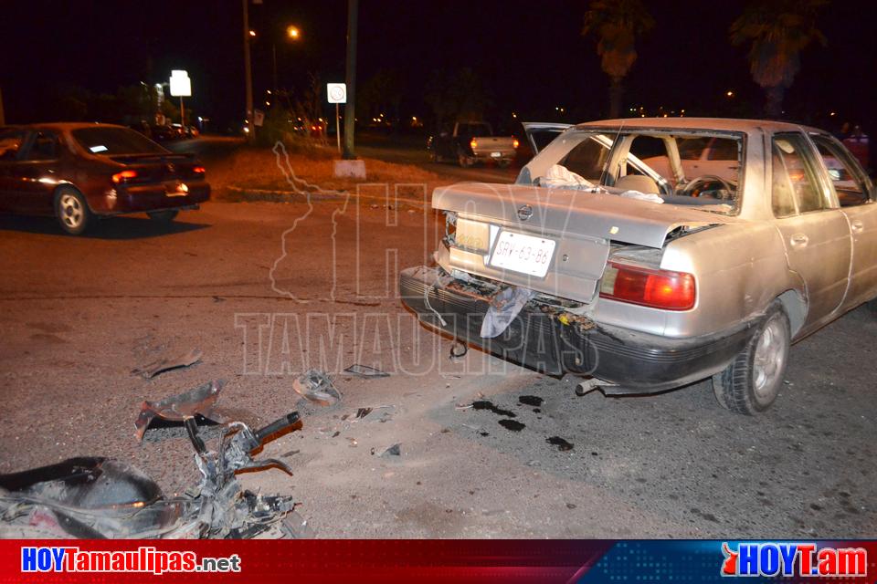 Hoy Tamaulipas Choque En Ciudad Victoria Dejo A Un Lesionado