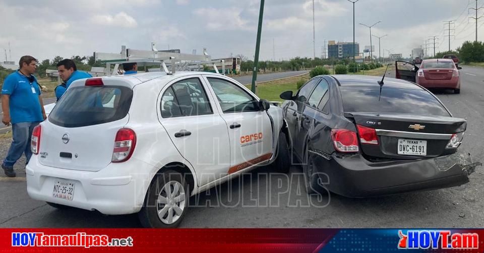 Hoy Tamaulipas Cambia De Carril Y Provoca Encontronazo En Nuevo Laredo