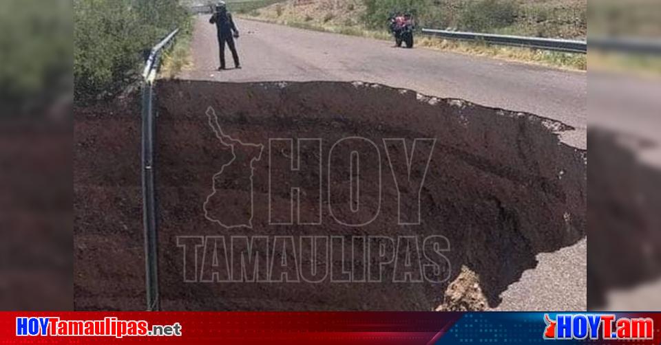 Hoy Tamaulipas Cierran Carretera En Chihuahua Por Socavon