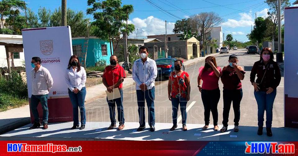 Hoy Tamaulipas Ayuntamientos De Tamaulipas Entregan Pavimentacion De