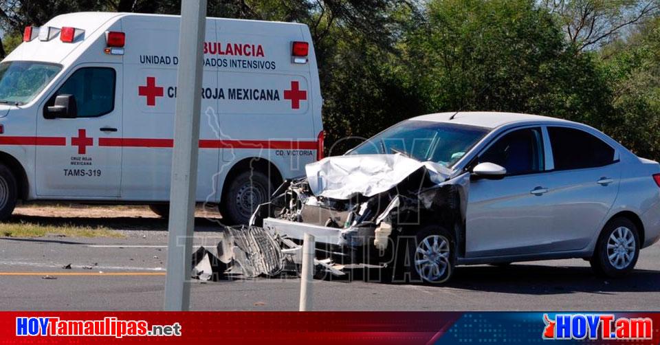 Hoy Tamaulipas Accidente Victoria Cuatro Lesionados Dejo Fuerte