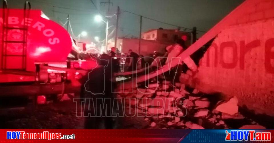 Hoy Tamaulipas Edomex Dos Muertos Y Tres Lesionados Deja Explosion En