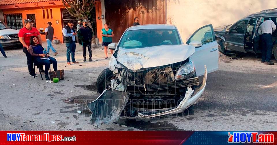 Hoy Tamaulipas Choque En Tamaulipas Ebrio Conductor Se Pasa Alto Y