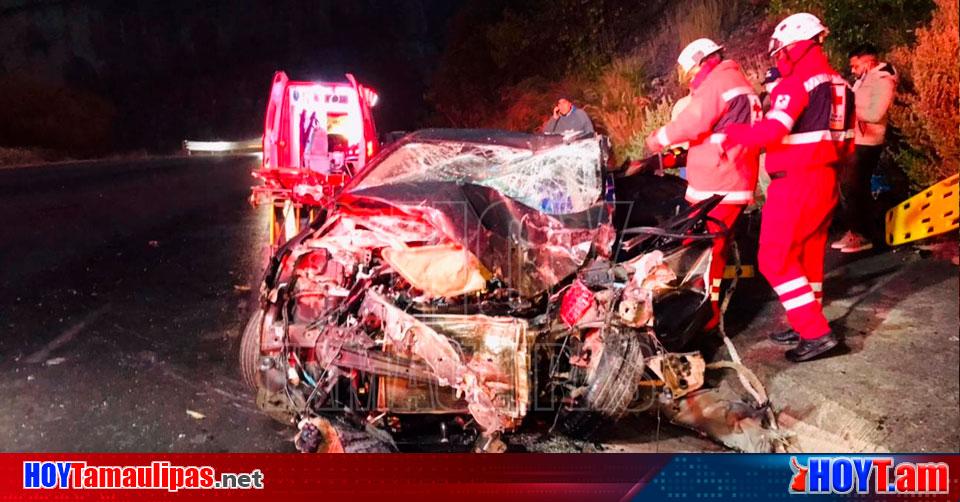 Hoy Tamaulipas Choque En Tamaulipas Joven Quedo Prensado Y Se Salvo