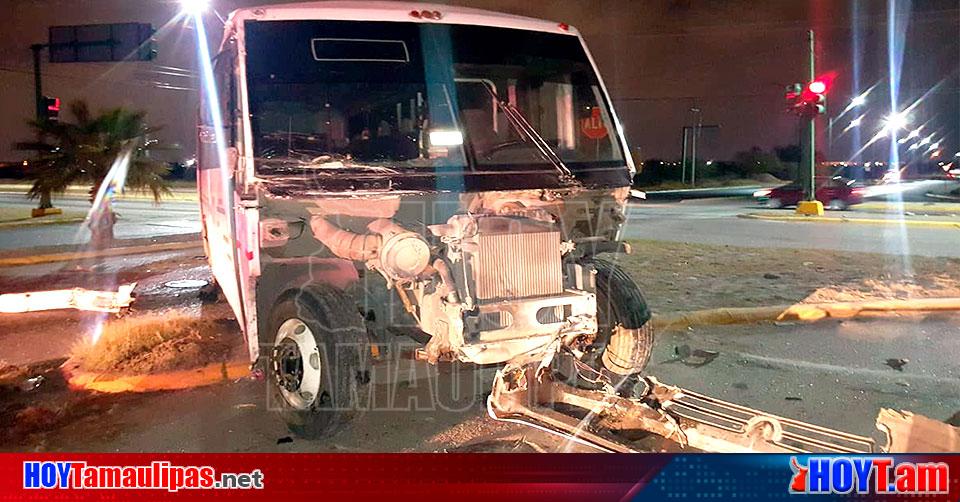 Hoy Tamaulipas Accidente En Tamaulipas Vuelca Camioneta De Transporte