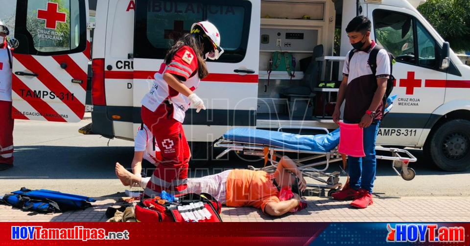 Hoy Tamaulipas Accidente En Tamaulipas Motociclista Arrolla A Mujer