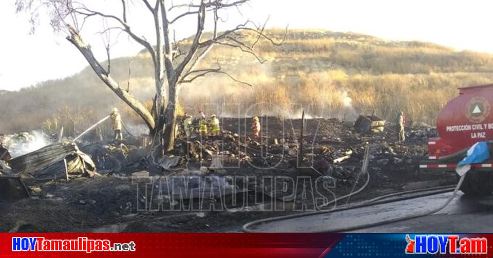 Hoy Tamaulipas Incendio En Tiradero De La Paz Alcanza Viviendas Y