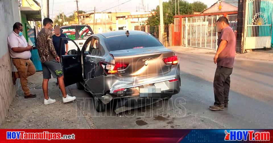 Hoy Tamaulipas Accidentes En Tamaulipas Deja Choque Por Alcance