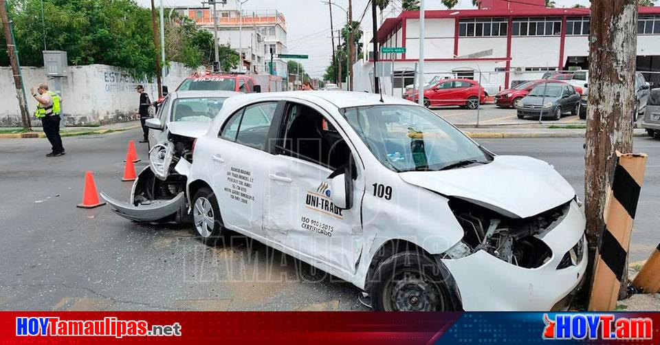 Hoy Tamaulipas Choque En Tamaulipas Provoca Mujer Choque Al No