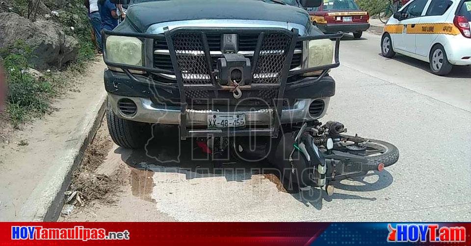 Hoy Tamaulipas Accidentes En Tamaulipas Joven Motociclista Muere