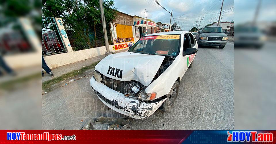 Hoy Tamaulipas Accidentes En Tamaulipas Choque Deja Dos Heridos En