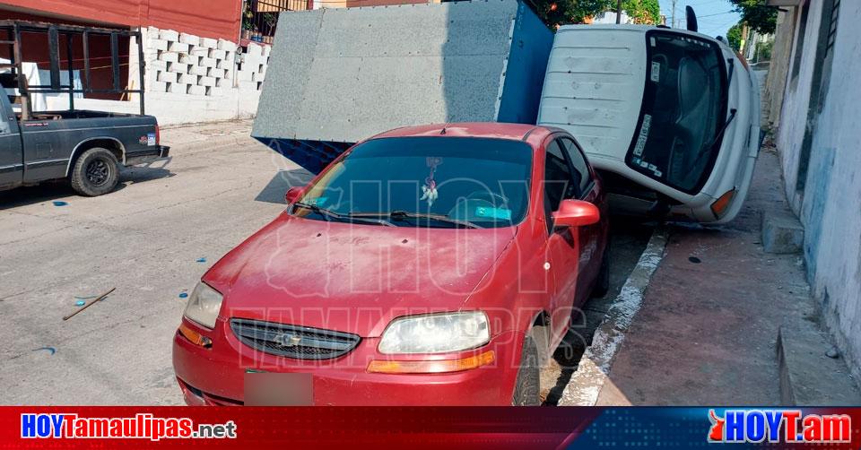 Hoy Tamaulipas Accidentes Viales En Tamaulipas Vuelca Camion