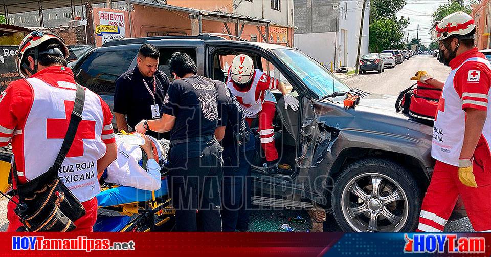 Hoy Tamaulipas Accidentes En Tamaulipas Mujer Queda Herida Y Atrapada