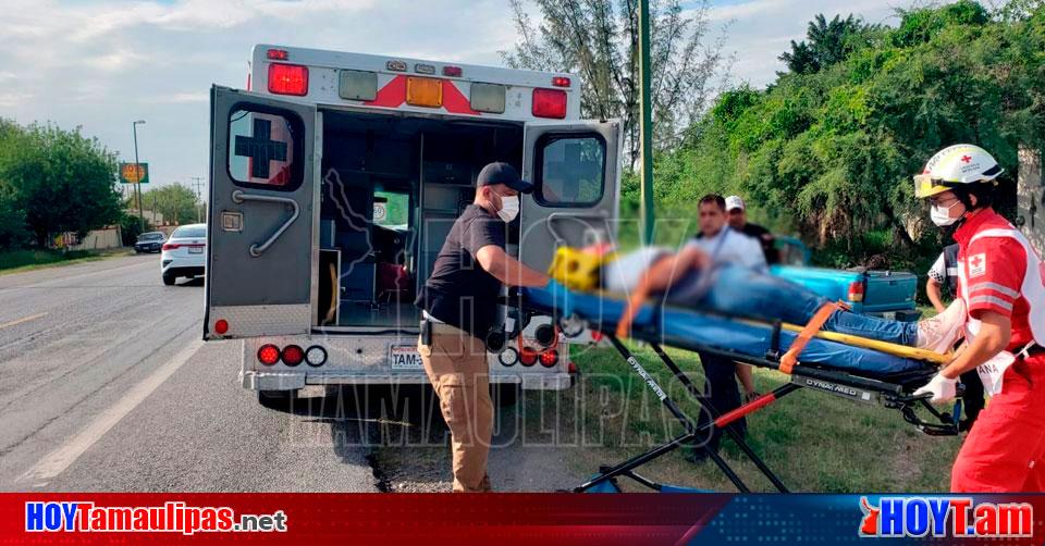 Hoy Tamaulipas Tamaulipas Dos Lesionados Al Estrellarse Camioneta