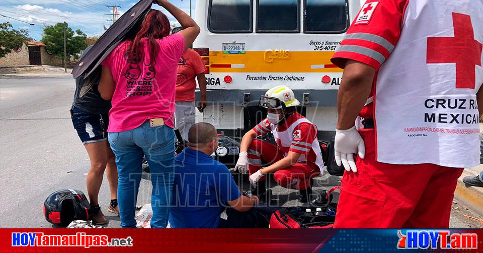 Hoy Tamaulipas Accidentes En Tamaulipas Motociclista Despistado Se