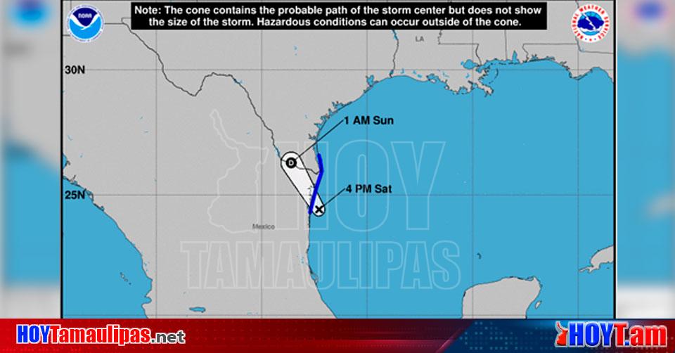 Hoy Tamaulipas Aviso Meteorologico En Tamaulipas Depresion Tropical