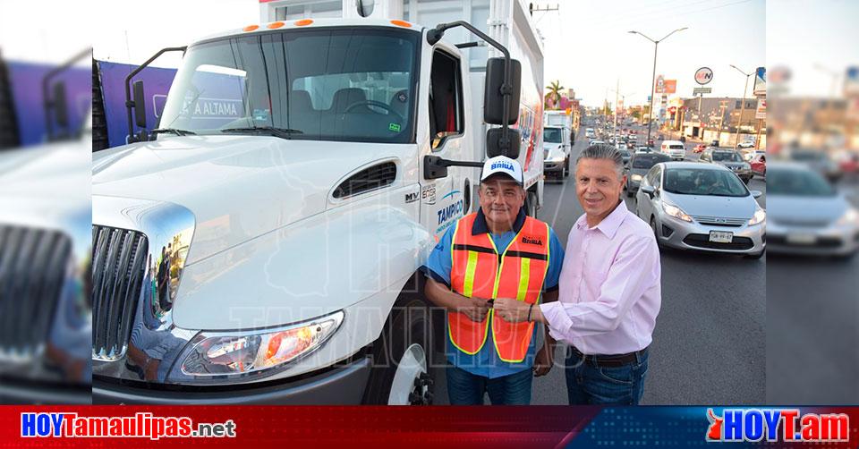 Hoy Tamaulipas Tamaulipas Entrega Chucho Nader Dos Modernos Camiones