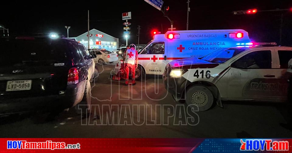 Hoy Tamaulipas Tamaulipas Chocan A Ambulancia De La Cruz Roja Cuando