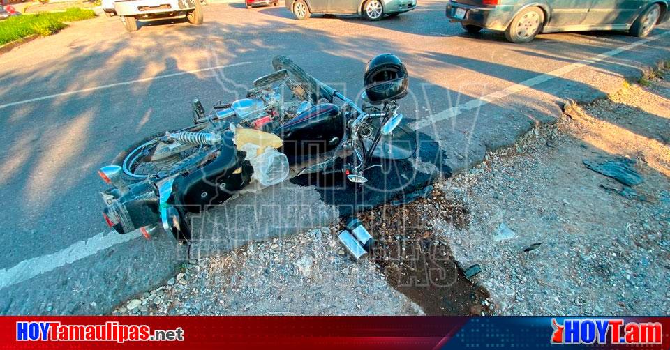 Hoy Tamaulipas Accidentes En Tamaulipas Muere Motociclista Que Choco