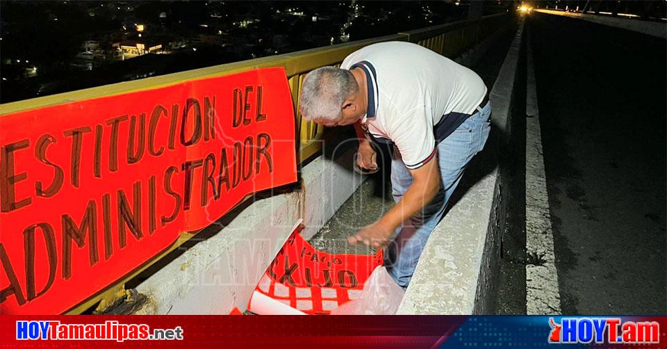 Hoy Tamaulipas Tamaulipas Protesta En El Puente Tampico Para Exigir