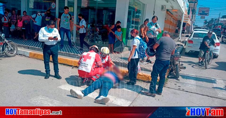 Hoy Tamaulipas Accidente En Tamaulipas Conductor Se Pasa Alto Y Tumba