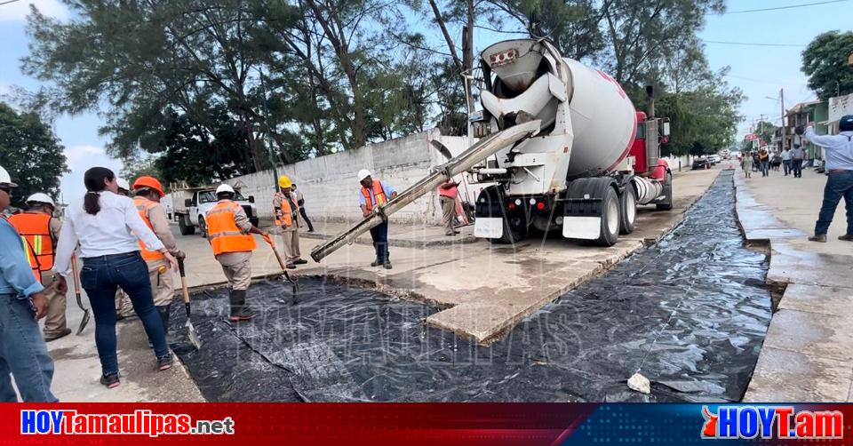 Hoy Tamaulipas Obras Publicas Comapa Zona Conurbada Importante Avance