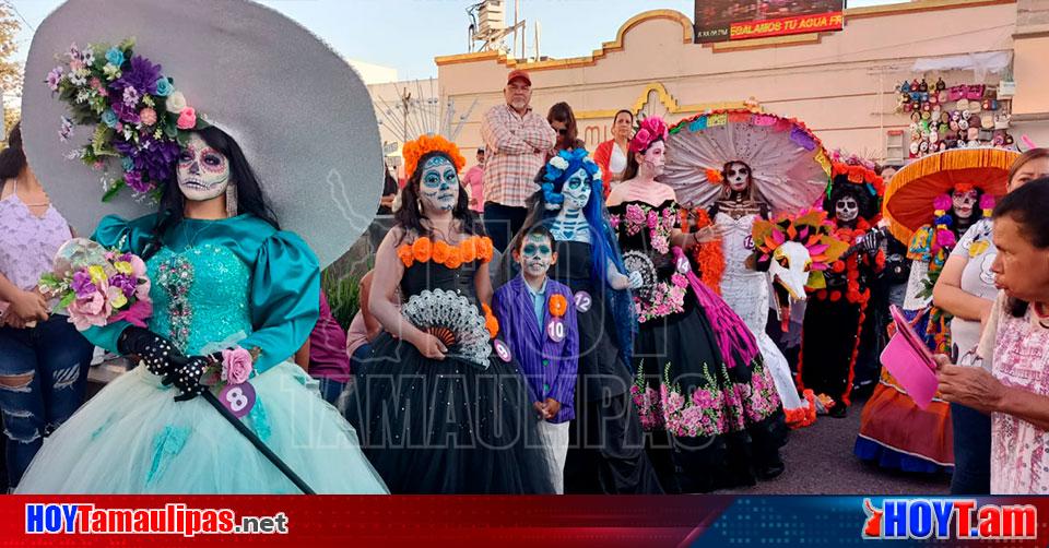 Hoy Tamaulipas Tamaulipas Realizan Desfile Y Concurso De Catrinas En