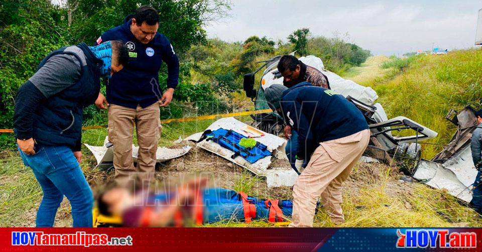 Hoy Tamaulipas Accidente En Tamaulipas Trailero Sobrevive A Brutal