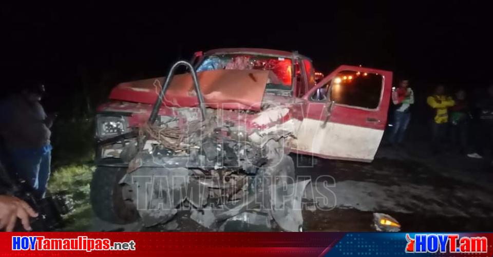 Hoy Tamaulipas Cinco Lesionados Dejo Choque En La Carretera Mante Ocampo