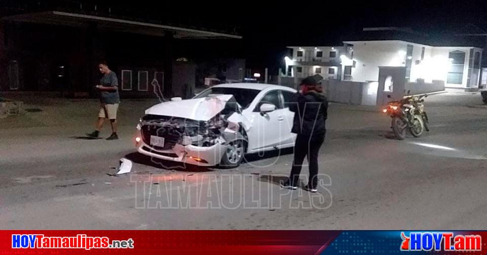 Hoy Tamaulipas Accidentes En Tamaulipas Choque Por Alcance Dejo Una