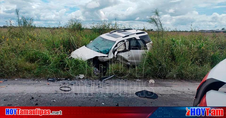 Hoy Tamaulipas Accidentes En Tamaulipas Choque En La Riberenia Deja A