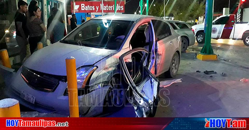 Hoy Tamaulipas Accidente En Tamaulipas Encontronazo Deja Dos Heridos