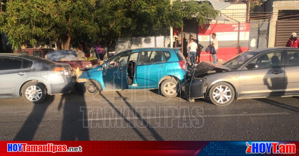 Hoy Tamaulipas Accidente En Tamaulipas Por Distraidos Chocan En