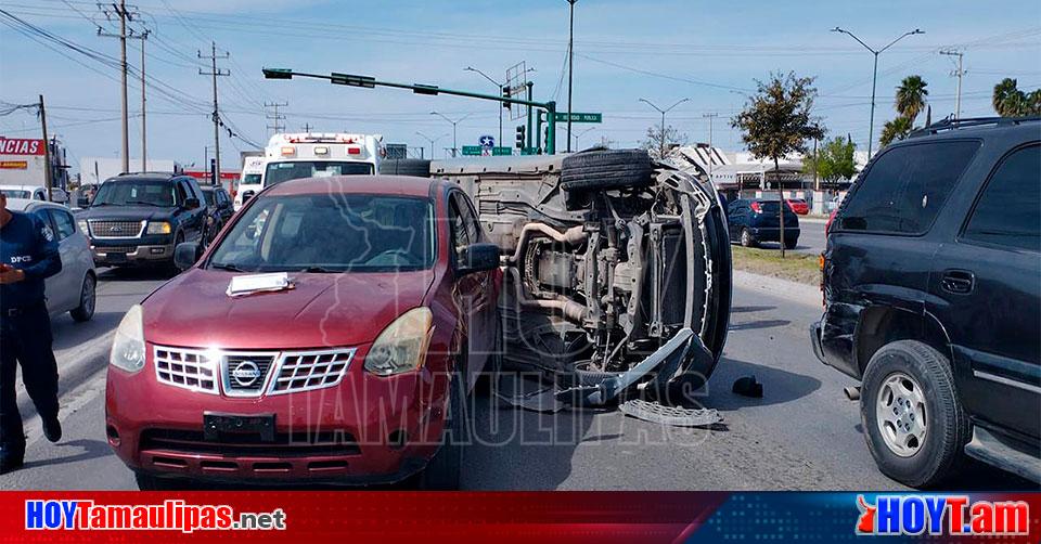 Hoy Tamaulipas Accidente En Tamaulipas Mujer Provoca Choque Con