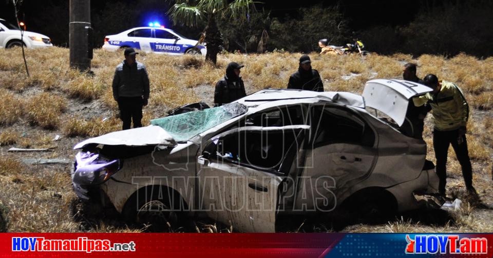 Hoy Tamaulipas Conductor Sobrevive A Volcadura En Ciudad Victoria