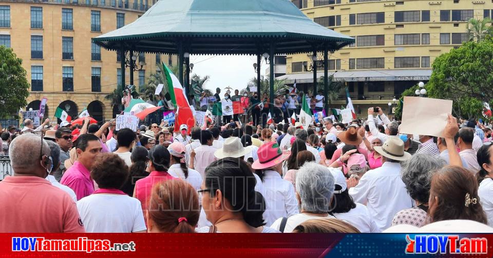 Hoy Tamaulipas Marchan Y Hacen Planton En Tampico Mil En