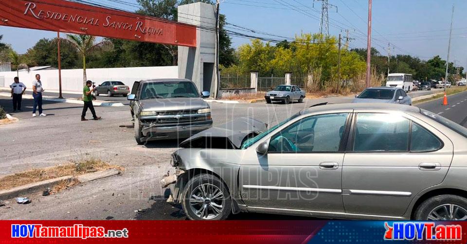 Hoy Tamaulipas Accidentes En Tamaulipas Cuatro Lesionados Deja Choque