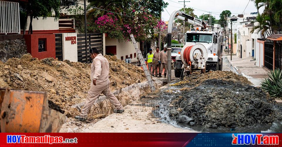 Hoy Tamaulipas Tamaulipas Comapa Sur Trabaja En El Mantenimiento De