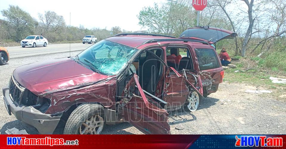 Hoy Tamaulipas Accidente En Tamaulipas Choque Entre Camionetas Dejo A