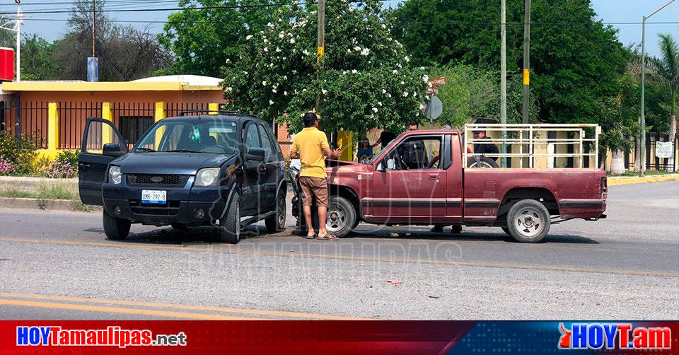 Hoy Tamaulipas Accidente En Tamaulipas Choque En El Ejido El Olivo De