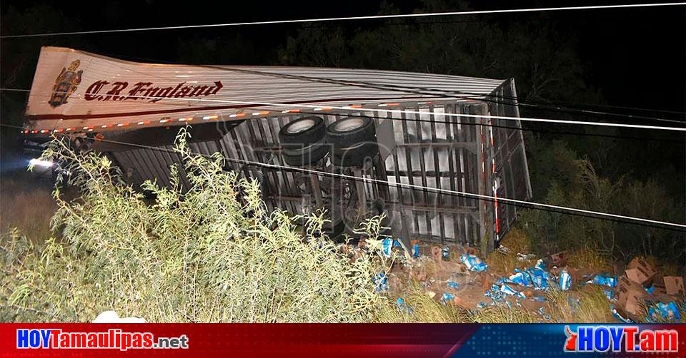 Hoy Tamaulipas Accidente En Tamaulipas Sufre Chofer De Trailer