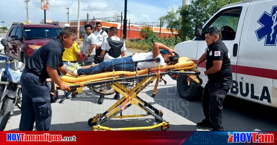 Hoy Tamaulipas Mujer Lesiona A Pareja Que Viajaba En Moto Al Causar