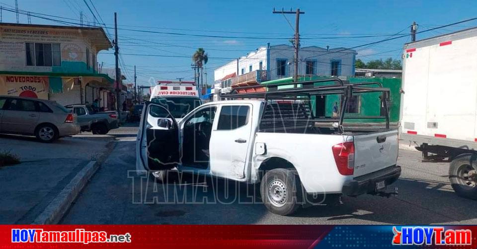 Hoy Tamaulipas Accidentes En Tamaulipas Tres Lesionados Dejo Choque